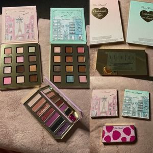 Too faced 3pc lot- limited edition 2021 Christmas palettes, plus Razzle Dazzle